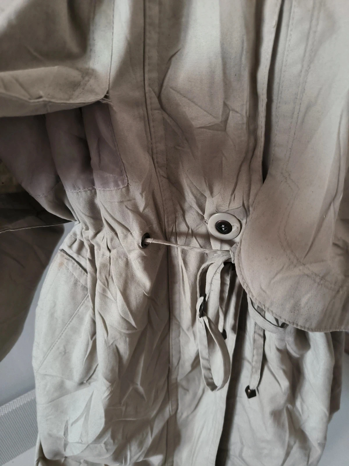 Parka beige avec capuche taille 40 – photo 4